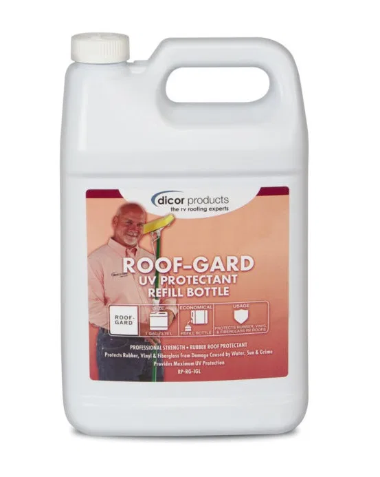 RP-RG-1GL – DICOR CORP Rubber Roof Protectant, Use To Protect RV Rubber Roof From Fading/ Oxidizing/ Drying And Crack...